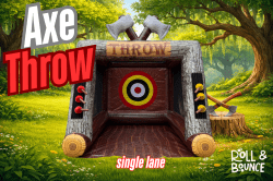 Single Lane Axe Throw